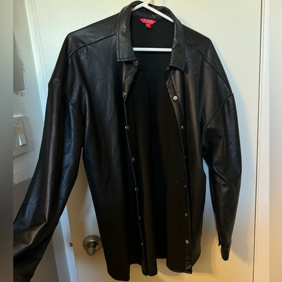 (3 for $80) Guess Button Down Shirt/Jacket - Picture 2 of 3